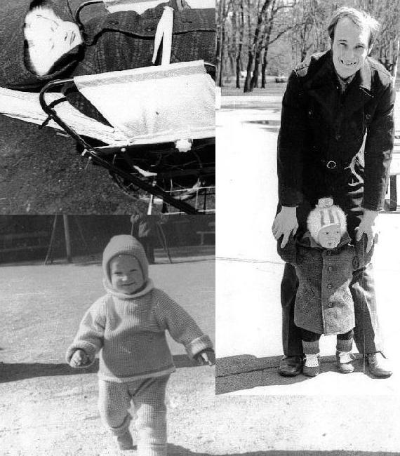 ... Я ( 10 месяцев ) 1979 г и мой отец.....