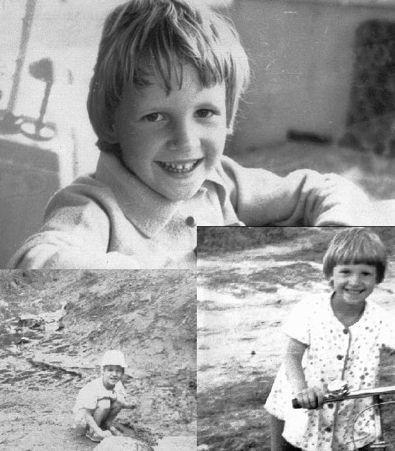 ....Я ( 4 года ) Оксана (3 года) Дача Сосново 1982 г....